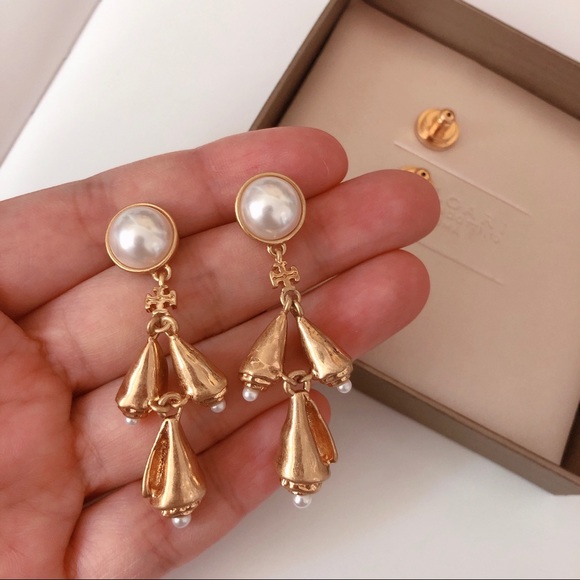ToryBurch Poetry Of Things Pearl Earring - Picture 2 of 8